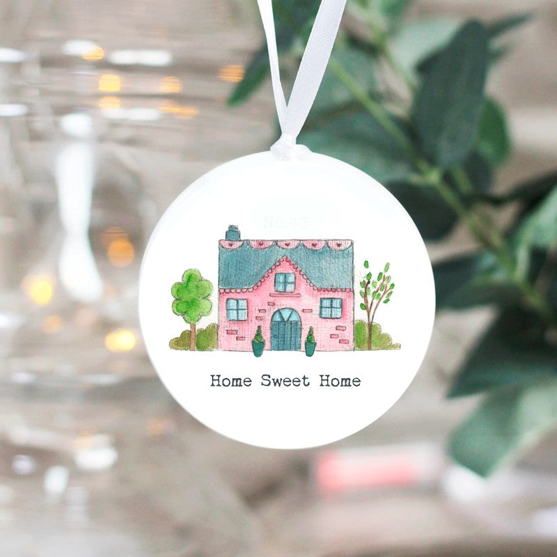 Home Sweet Home Ceramic Hanging Decoration - Re-vived