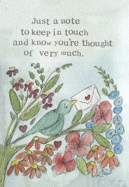 Thinking Of You Keep In Touch Single Card - Re-vived