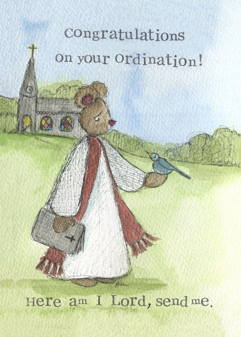 Ordination Card On Your Ordination Single Card - Re-vived
