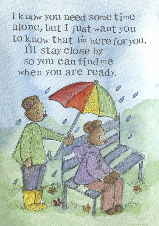 Encouragement Card I'll Stay Close Single Card - Re-vived
