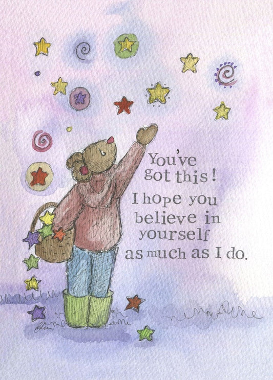 Celebration Congratulations Card You've Got This Single Card - Re-vived