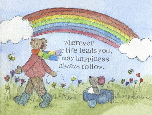 Wherever Life Leads You Ecnouragment Single Print - Re-vived