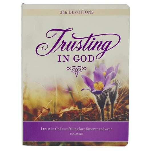 Devotional Trusting God Purple Floral - Re-vived