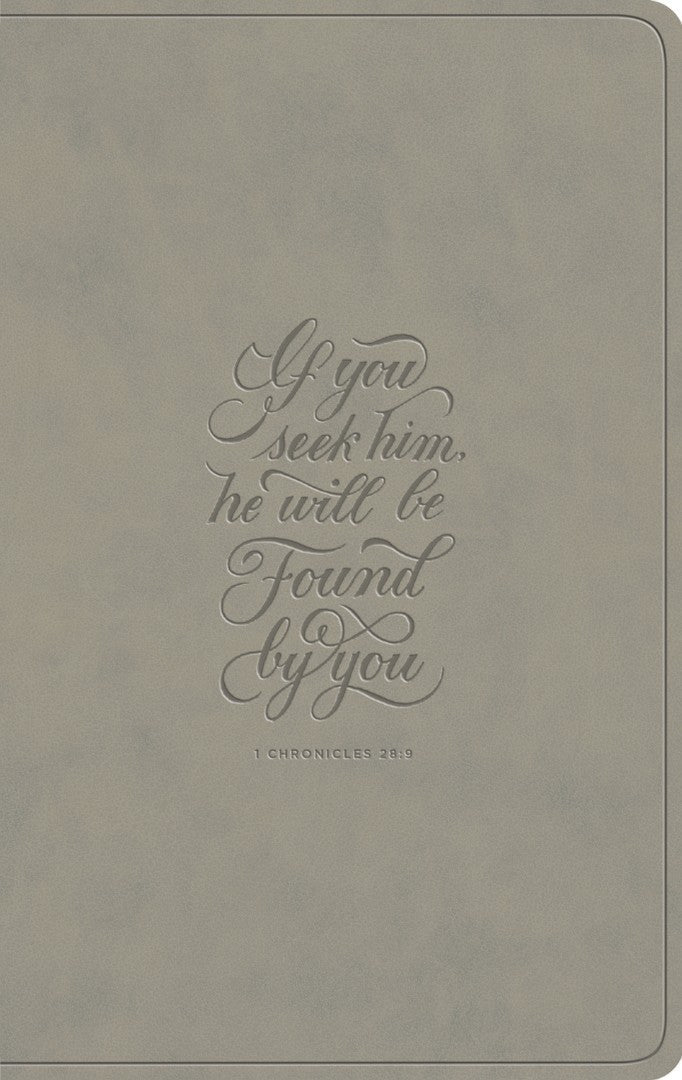 ESV Large Print Value Thinline Bible, Stone, 1 Chronicles - Re-vived