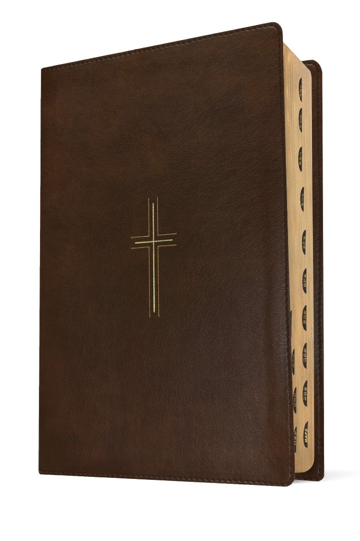 NLT Giant Print Bible, Filament Enabled, Rustic, Indexed - Re-vived