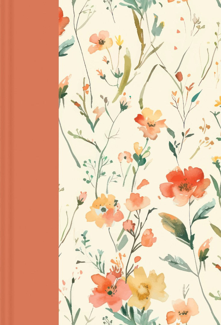 NLT Large Print Slimline Reference Bible, Peach Meadows - Re-vived