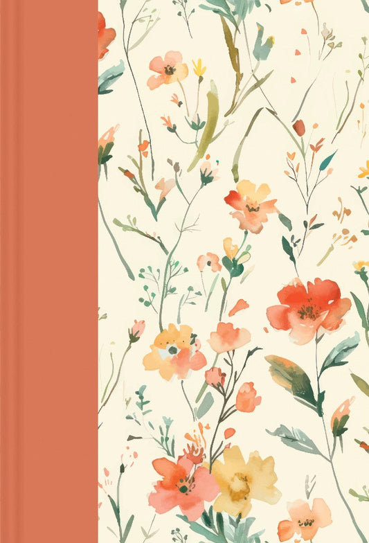 NLT Large Print Slimline Reference Bible, Peach Meadows - Re-vived