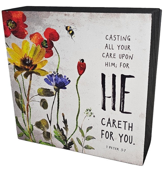 Casting All Your Care Upon Him - Poppy And Buttercup - Re-vived