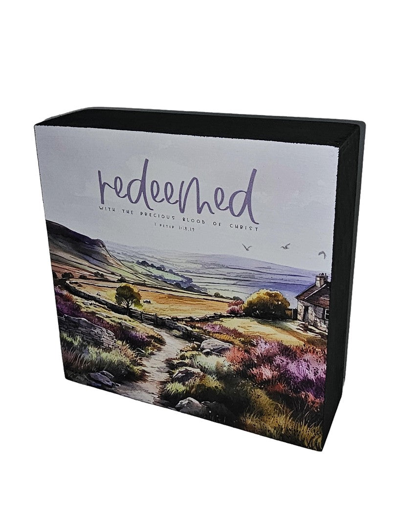 Redeemed With The Precious Blood - Evening Country Scene - Re-vived