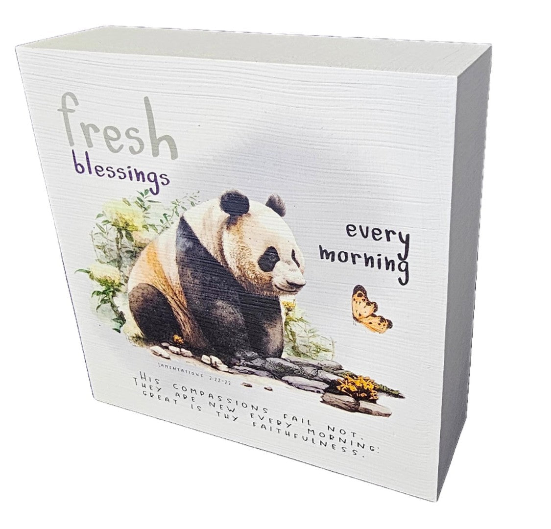 Fresh Blessings Every Day - Panda - Re-vived