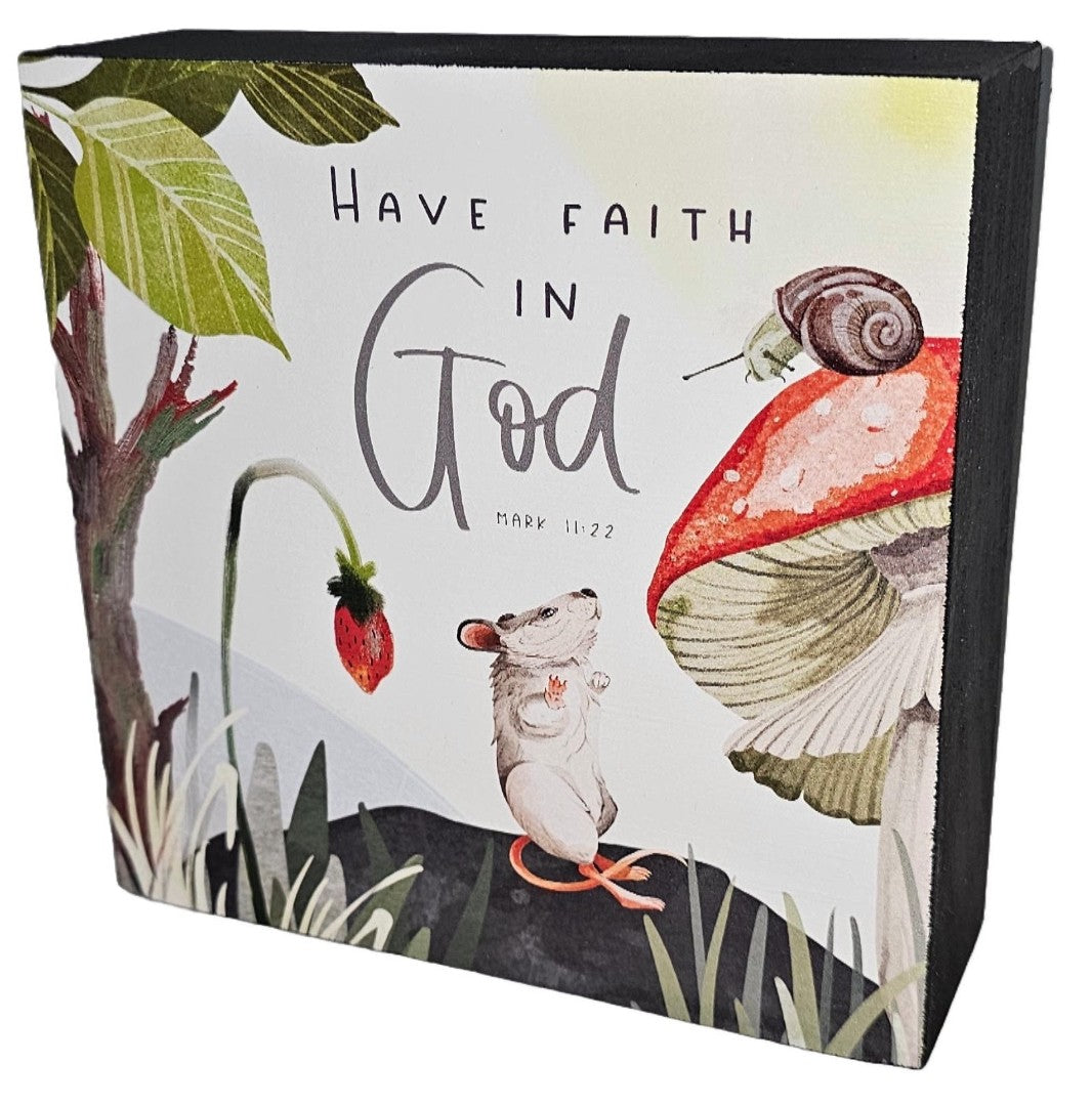 Have Faith In God Snail And Mouse - Re-vived