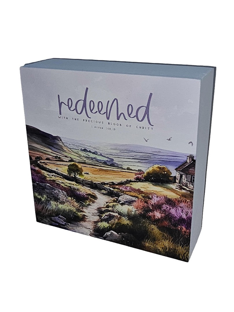 Redeemed With The Precious Blood - Evening Country Scene - Re-vived