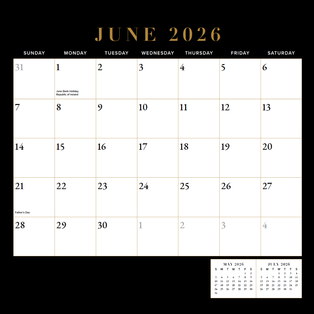 The Chosen 2026 Wall Calendar (UK + IRL Edition) - Re-vived