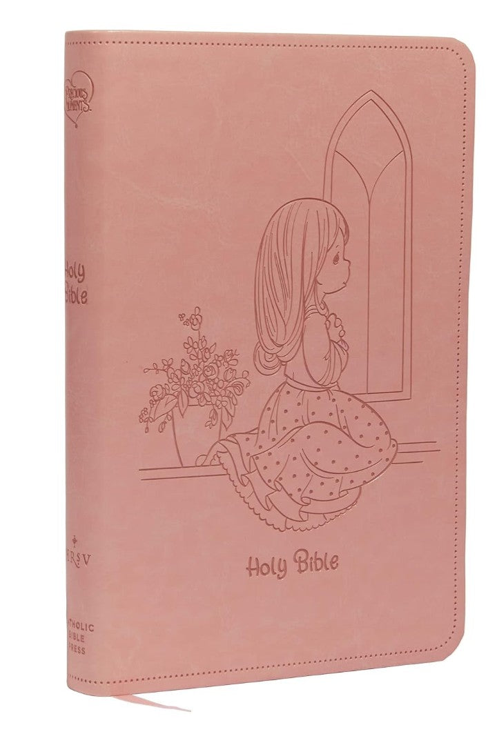 NRSVCE, Precious Moments Bible, Pink, Leathersoft - Re-vived