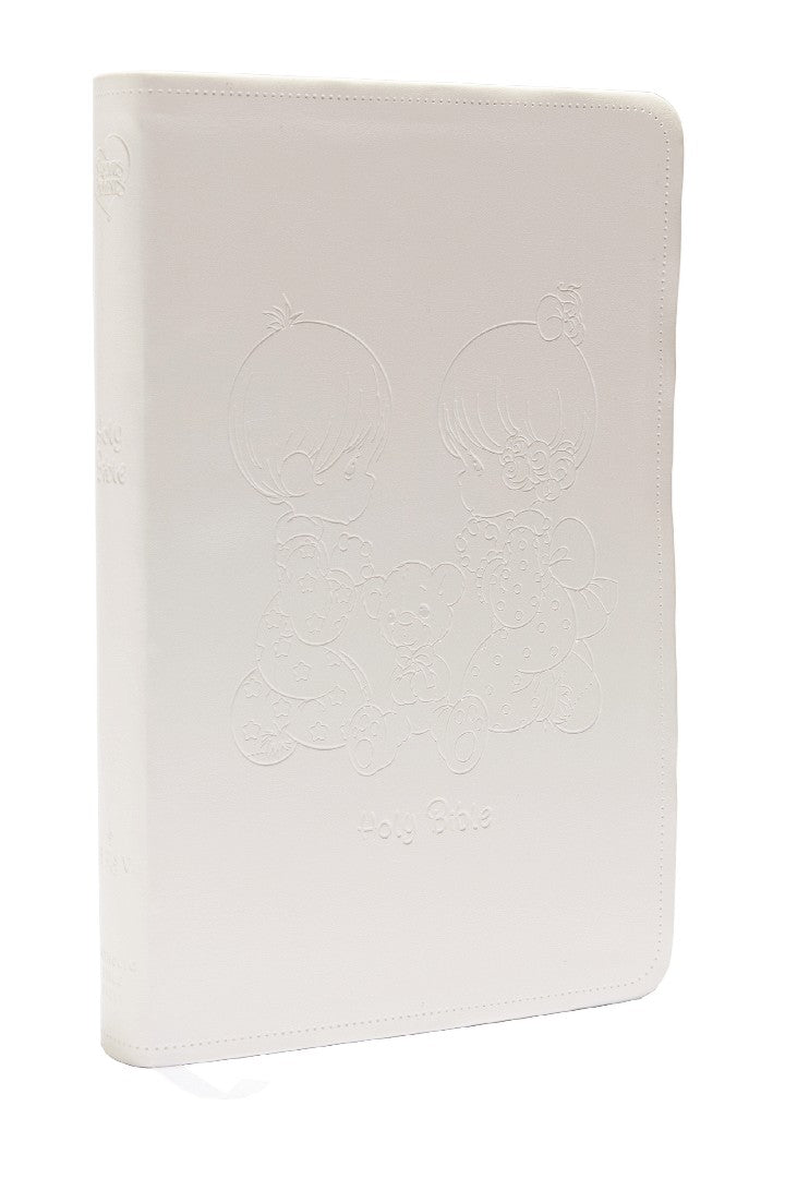 NRSVCE, Precious Moments Bible, White, Leathersoft - Re-vived