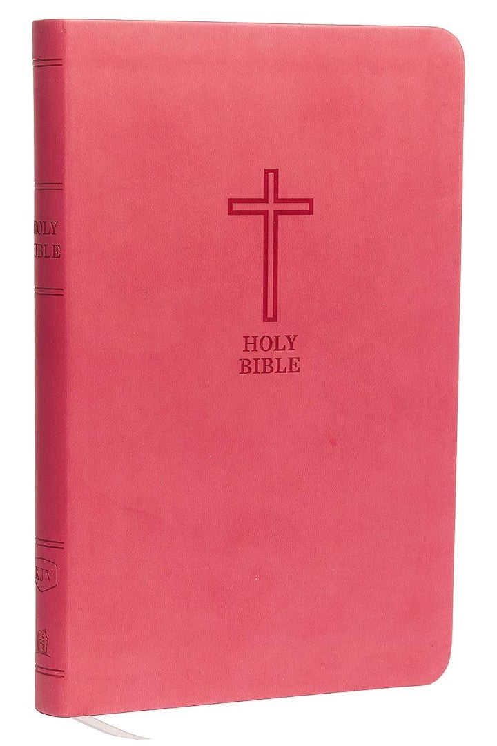 KJV Holy Bible: Value Thinline, Pink Leathersoft, Red Letter - Re-vived