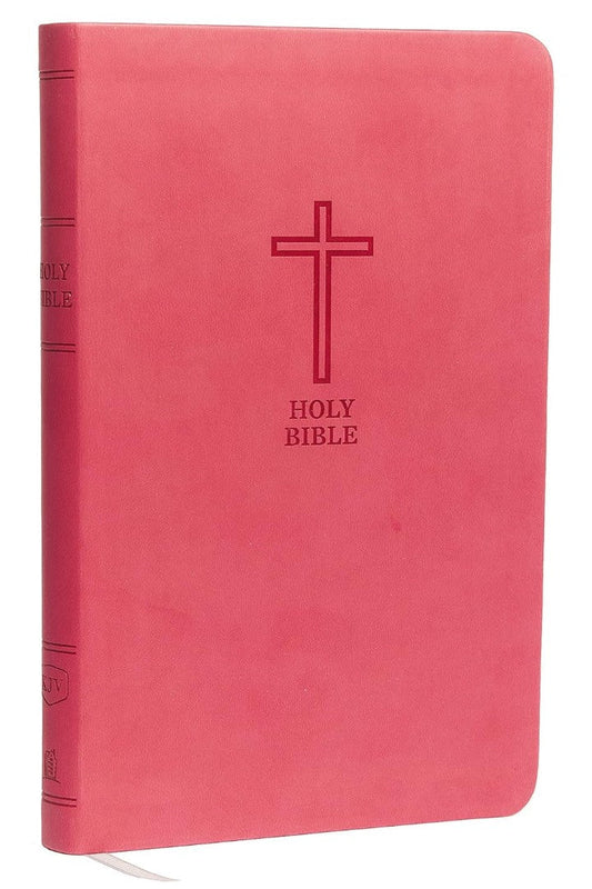 KJV Holy Bible: Value Thinline, Pink Leathersoft, Red Letter - Re-vived