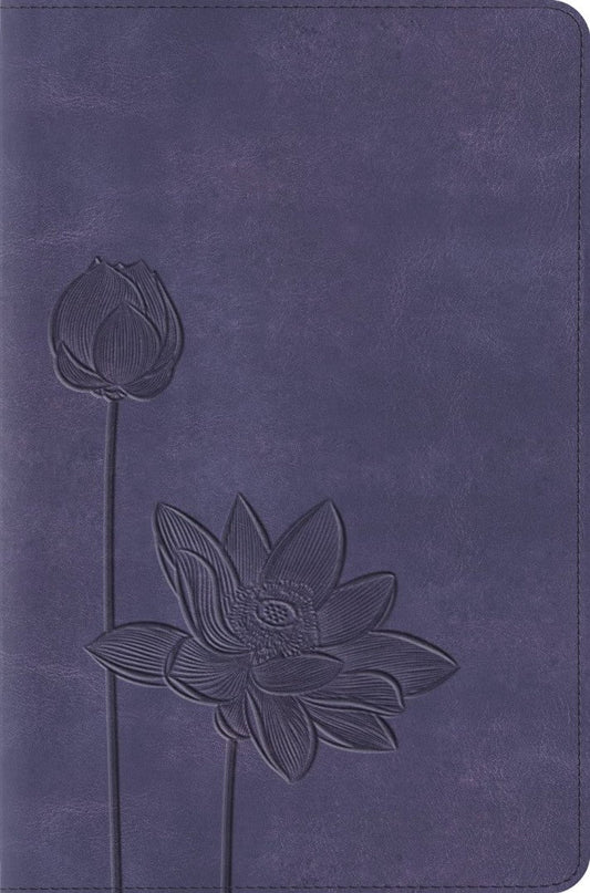 ESV Compact Bible, Lavender, Bloom Design - Re-vived