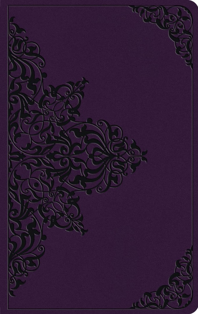 ESV Large Print Value Thinline Bible, Lavender, Filgree - Re-vived
