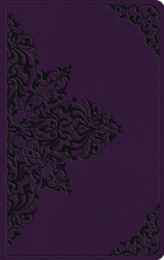 ESV Large Print Value Thinline Bible, Lavender, Filgree - Re-vived