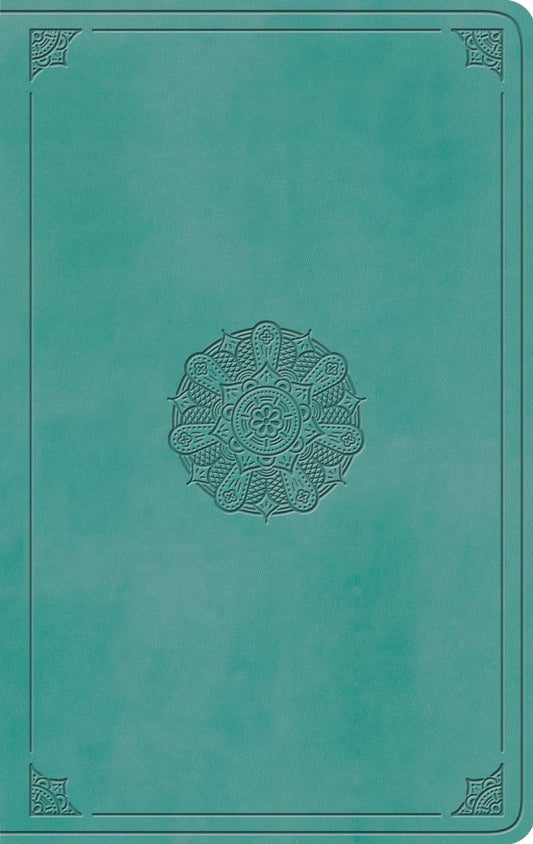 ESV Large Print Value Thinline Bible, Turquoise - Re-vived
