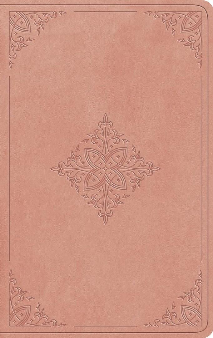 ESV Large Print Value Thinline Bible, Blush Rose - Re-vived