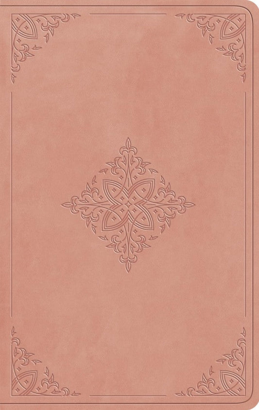 ESV Large Print Value Thinline Bible, Blush Rose - Re-vived