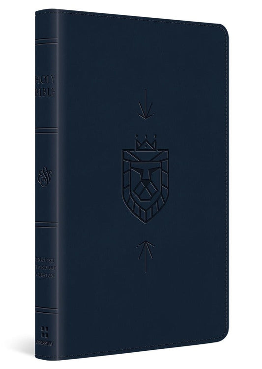 ESV Kid's Bible, Thinline, Red Letter, Dark Blue - Re-vived