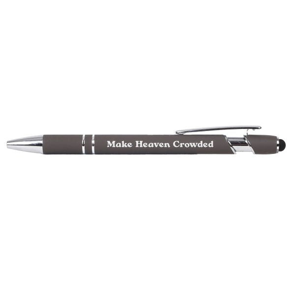 Gift Pen Soft Touch Make Heaven Crowded Grey