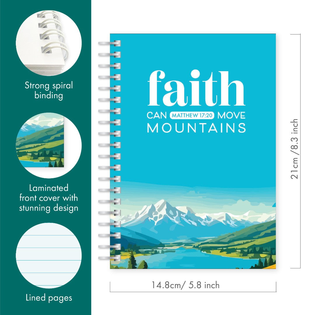 Faith A5 Notebook - Re-vived