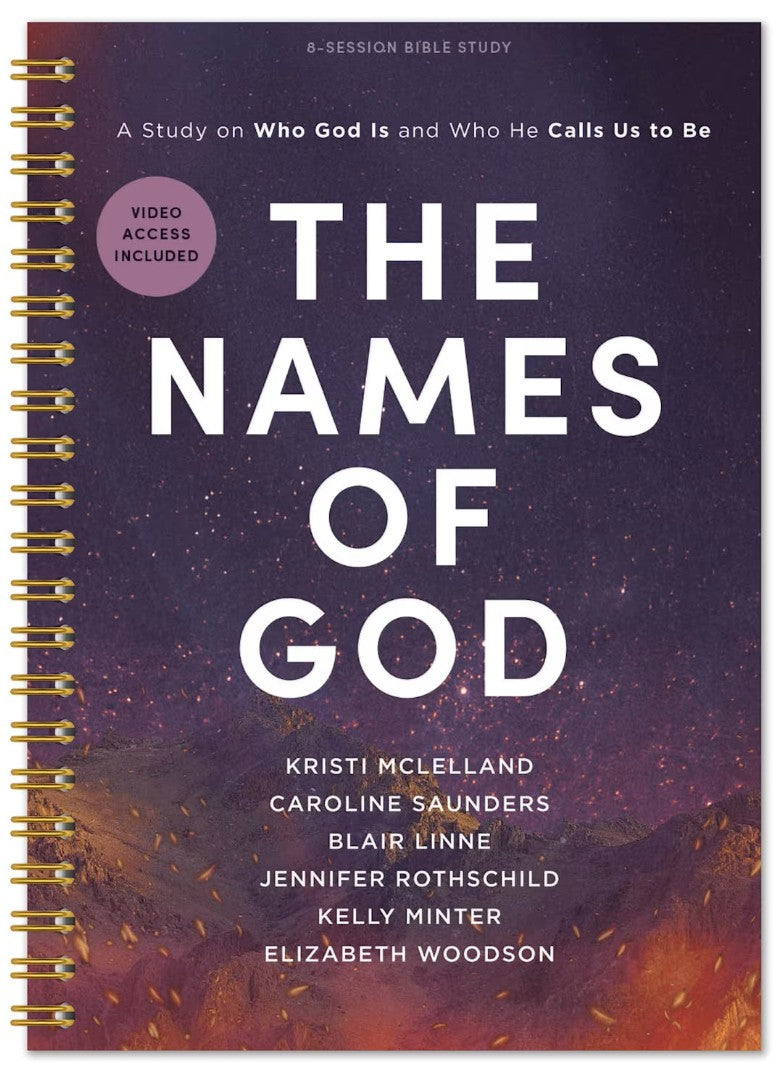 The Names of God Bible Study Book with Video Access - Re-vived