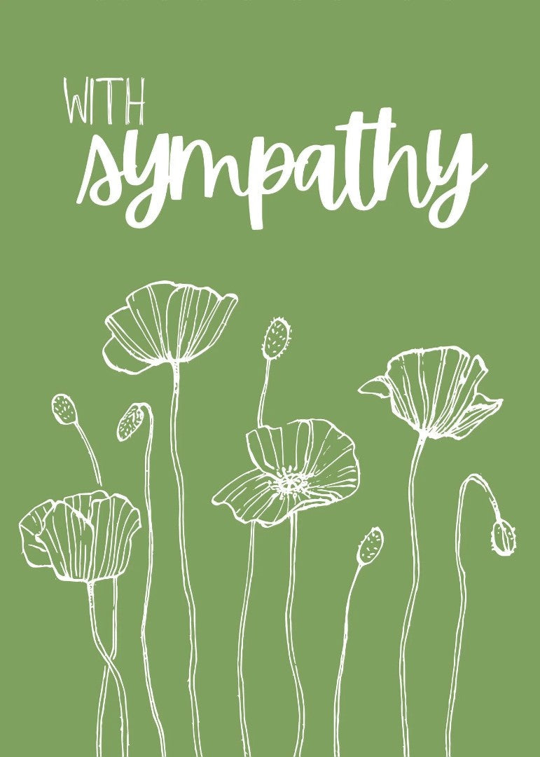 With Sympathy Card (pack of 6) - Re-vived