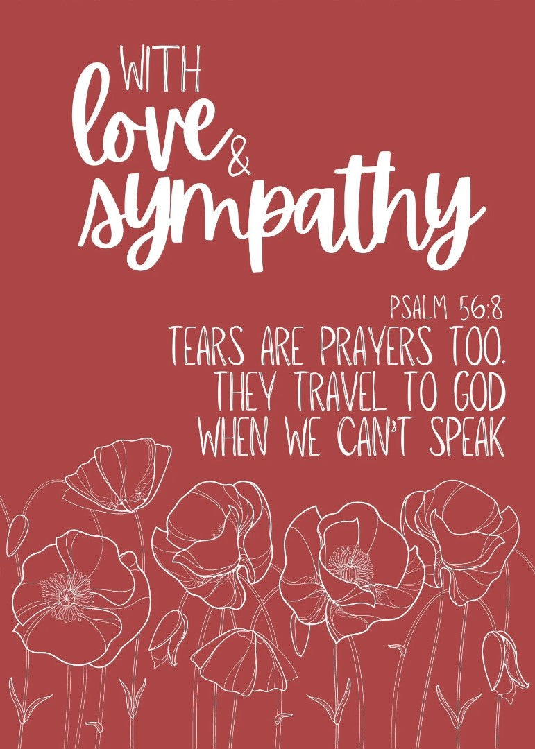 With Love & Sympathy Card (pack of 6) - Re-vived