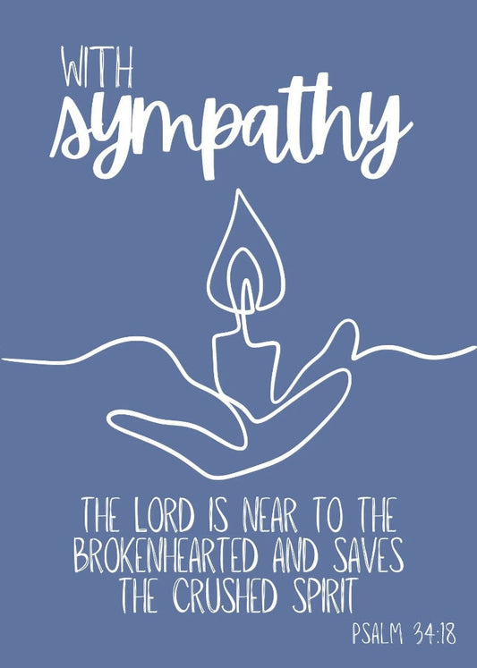 With Sympathy Card (pack of 6) - Re-vived