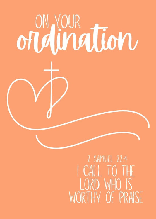 On Your Ordination Card (pack of 6) - Re-vived