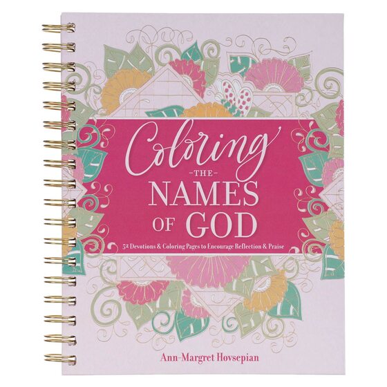 Coloring the Names of God Colouring Devotional - Re-vived