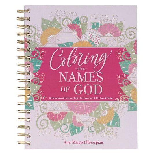 Coloring the Names of God Colouring Devotional - Re-vived