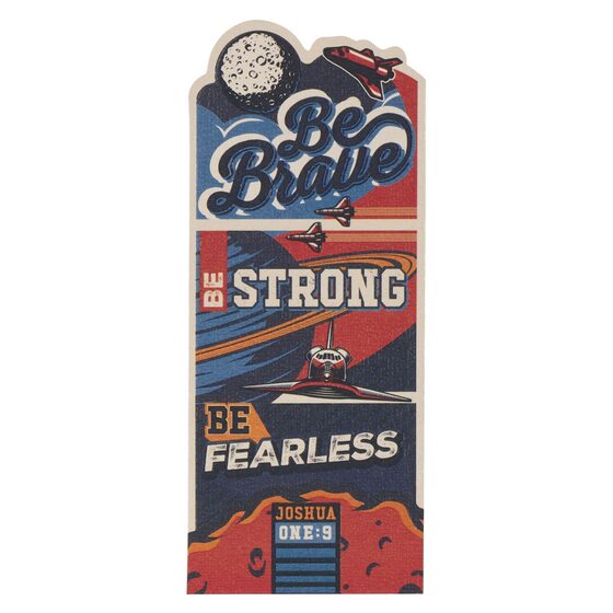 Be Brave Premium Cardstock Bookmark - Joshua 1:9 - Re-vived