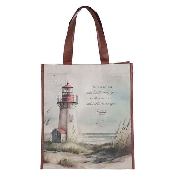 I Have Made You Lighthouse Reusable Canvas Shopping Tote Bag - Re-vived