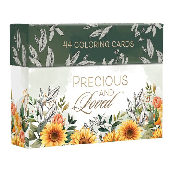 Precious and Loved Boxed Coloring Cards - Re-vived