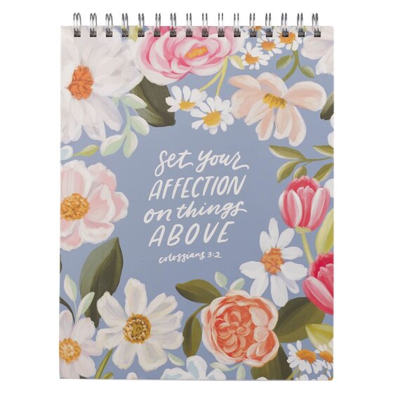 Wirebound Notepad Set Your Affection Col. 3:2 - Re-vived