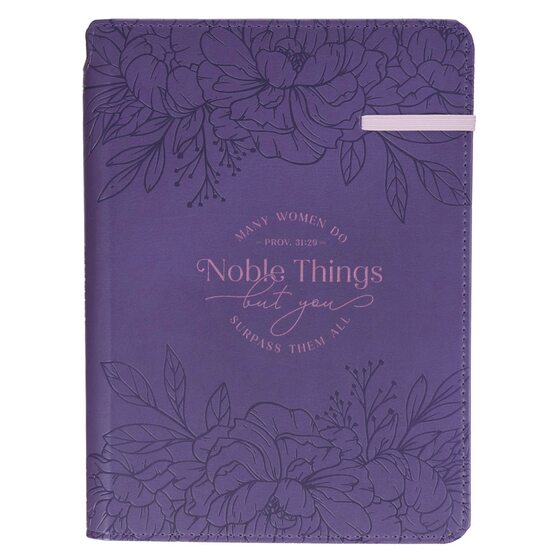 Journal Classic W/Elastic & Pen Holder Noble Things Prov. 31 - Re-vived