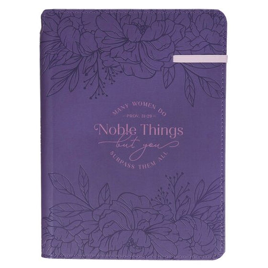 Journal Classic W/Elastic & Pen Holder Noble Things Prov. 31 - Re-vived
