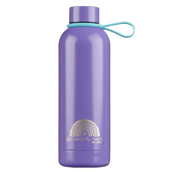 Water Bottle Ss Stickers Purple Wonderfully Made Ps. 139:14 - Re-vived
