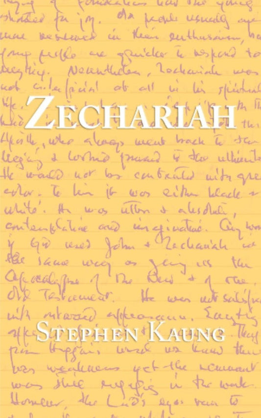 Zechariah - Re-vived