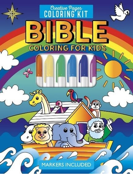 Creative Pages Coloring Kit Bible Coloring Book - Re-vived
