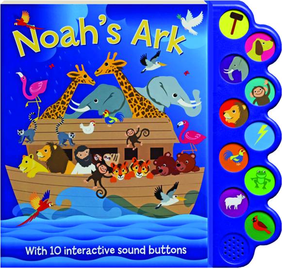 Noahs Ark With 10 Interactive Sound Buttons - Re-vived