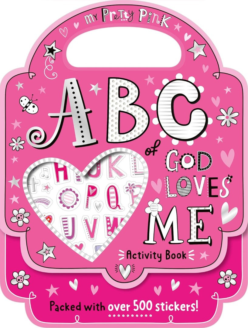 My Pretty Pink ABC of God Loves Me Activity Book - Re-vived
