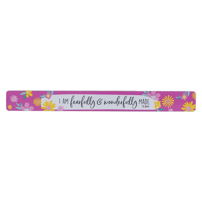 Fearfully and Wonderfully Made Magnetic Strip - Psalm 139:14 - Re-vived