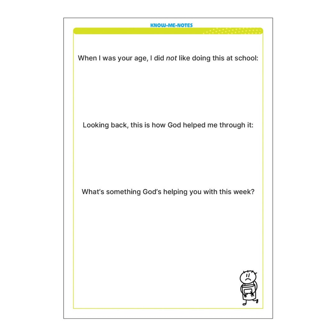 Know-Me-Notes: School Days - Re-vived